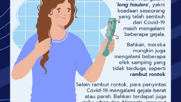 Covid-19 yang Parah Bisa Sebabkan Uban dan Alopecia