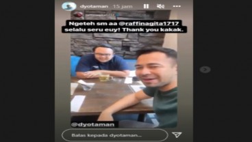 Bos Bank Aladin (BANK) Ngeteh Bareng Raffi Ahmad, Mau Berkongsi dengan RANS?