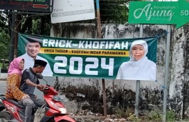 Poster Erick-Khofifah 2024 Muncul di Jember