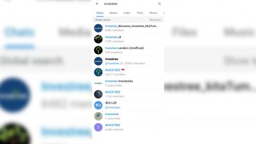 Hati-hati Ada Akun Bodong Investree di Telegram