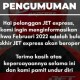 Akhiri Layanan, JET Express Umumkan Berhenti Beroperasi Bulan Ini 