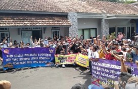 Ratusan Sopir Truk Kudus Demonstrasi Tolak Pelarangan ODOL