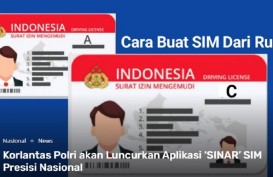 Ini Cara Perpanjang SIM Online via Website dan Aplikasi Sinar