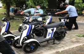 Sepeda Motor Listrik Mengaspal di Bandara Soekarno-Hatta, Begini Penampakannya