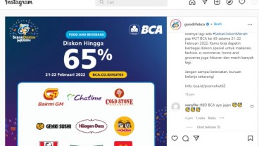 Hanya Sampai Besok, BCA Tebar Diskon hingga 65 Persen. Simak Rinciannya