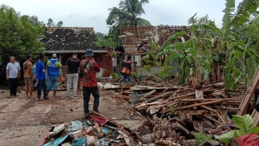 Puluhan Rumah Warga di Gunungkidul Rusak Diterjang Angin