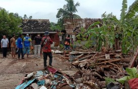 Puluhan Rumah Warga di Gunungkidul Rusak Diterjang Angin