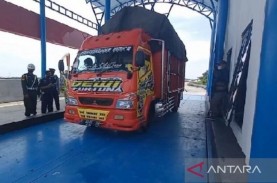 25 Truk ODOL Terjaring Razia di Tol Madiun-Kertosono