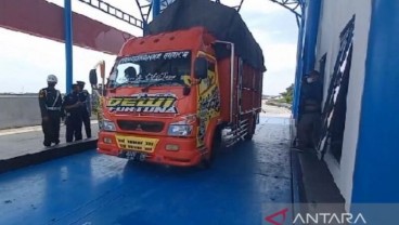 25 Truk ODOL Terjaring Razia di Tol Madiun-Kertosono