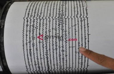 Gempa Magnitudo 5,2 Guncang Pangandaran Malam Ini