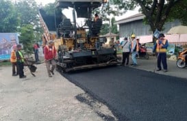 Kontraktor Proyek PLTGU Jawa-1 Mulai Perbaiki Jalan Cikalong-Cilamaya