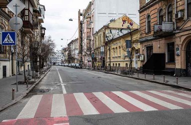 Kondisi Terkini Ibu Kota Ukraina Saat Dikepung Pasukan Rusia