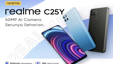 Bawa Kamera Belakang 50 MP, Realme C25Y Dibanderol Rp1,8 Jutaan