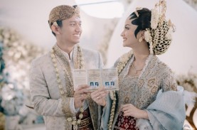 Unik, Ini Makna Baju Pengantin CEO Ruangguru Belva…