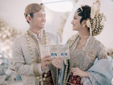 Unik, Ini Makna Baju Pengantin CEO Ruangguru Belva dan Putri Indonesia Riau