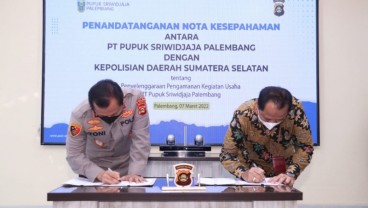 Pusri Gandeng Polda Sumsel Amankan Distribusi Pupuk Subsidi