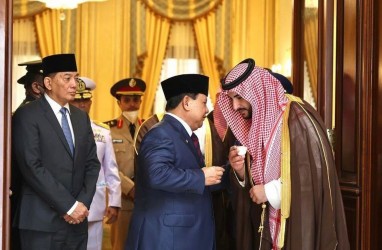 Momen Prabowo Ngopi dan Sarapan Bareng Pangeran khalid Bin Salman