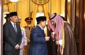 Momen Prabowo Ngopi dan Sarapan Bareng Pangeran khalid Bin Salman