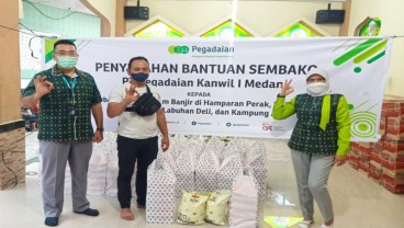 Banjir Melanda Medan dan Banten, Pegadaian Salurkan Bantuan