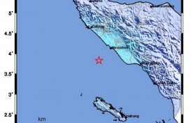 Gempa Bumi Magnitudo 5,2 Getarkan Aceh, Titik Lokasi di Laut