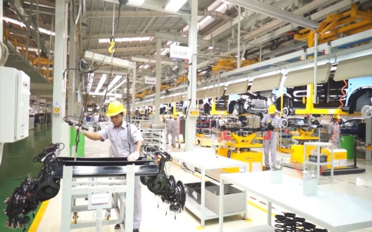 Pabrik DFSK di Cikande Memakai Robot