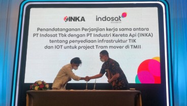 Indosat Ooredoo Hutchison & INKA Bakal Kembangkan Teknologi Kereta Cerdas