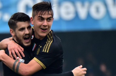 Juventus Hajar Sampdoria 3-1, Morata Jadi Pahlawan