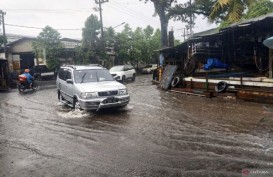 Hujan Picu Banjir di Kota Malang