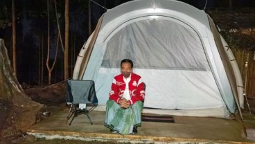 Presiden Jokowi Bagikan Pengalaman Camping di IKN, Ini Katanya