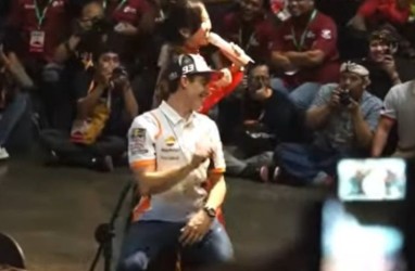 Cek Fakta: Benarkah Pembalap MotoGP Marc Marquez Joget Despacito di Mandalika?