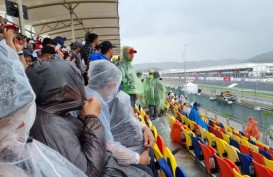 Sirkuit Mandalika Diguyur Hujan Deras Jelang Race MotoGP