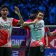 Momen Haru Bagas/Fikri Dipeluk Hendra/Ahsan Usai Juara All England 2022