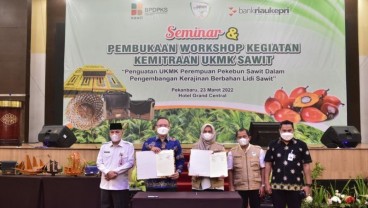 Bank Riau Kepri dan Samade Teken Kerja Sama Pengembangan Hilirisasi Sawit