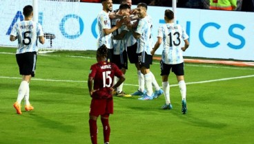 Argentina Bekuk Venezuela 3-0, Lionel Messi Ikut Berperan