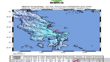 Gempa Magnitudo 5,2 Guncang Kendari, Begini Kata BMKG