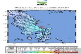 Gempa Magnitudo 5,2 Guncang Kendari, Begini Kata BMKG
