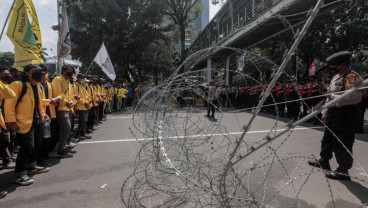 Aksi Mahasiswa Tolak Wacana Penundaan Pemilu 2024