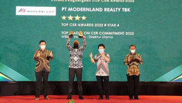 Modernland Realty Raih Penghargaan Top CSR Awards 2022