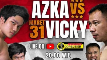 Sederet Fakta Tanding Tinju Azka Corbuzier vs Vicky Prasetyo