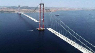 Fakta Menarik Jembatan Canakalle Turki yang Menghubungkan Asia-Eropa dalam 6 Menit