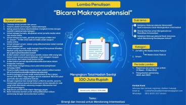 Bank Indonesia Gelar Lomba Penulisan Artikel tentang Makroprudential