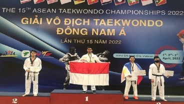 Osanando Naufal Raih Medali Emas di Asian Taekwondo Championship 2022