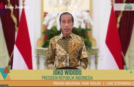 Presiden Jokowi Buka Pekan Milenial Naik Kelas