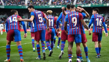 Hasil Liga Europa: Frankfurt vs Barcelona hingga West Ham vs Lyon