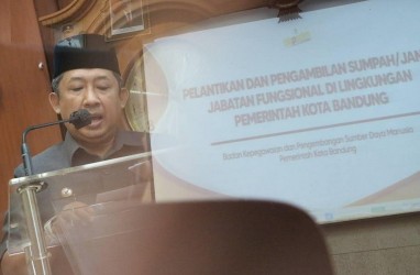 Rampingkan Birokrasi, Pemkot Bandung Lantik 28 Pejabat Fungsional