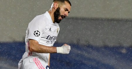 Ujung tombak Real Madrid Karim Benzema./Twitter@realmadriden