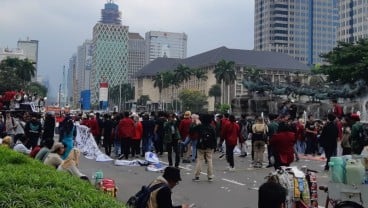 DEMO BEM SI 11 April 2022, Massa di Patung Kuda Bergerak ke Gedung DPR