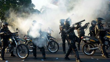 Foto-Foto Kericuhan Unjuk Rasa Mahasiswa di Sejumlah Wilayah