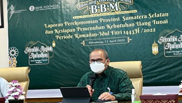 BI Sumsel Pasok Uang Tunai Rp6,4 Triliun