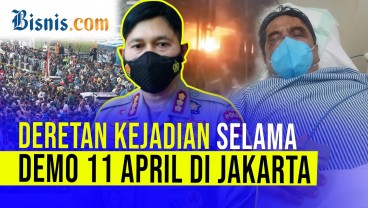 Fakta Demo 11 April: Ade Armando Babak Belur hingga Pembakaran Pos Polisi